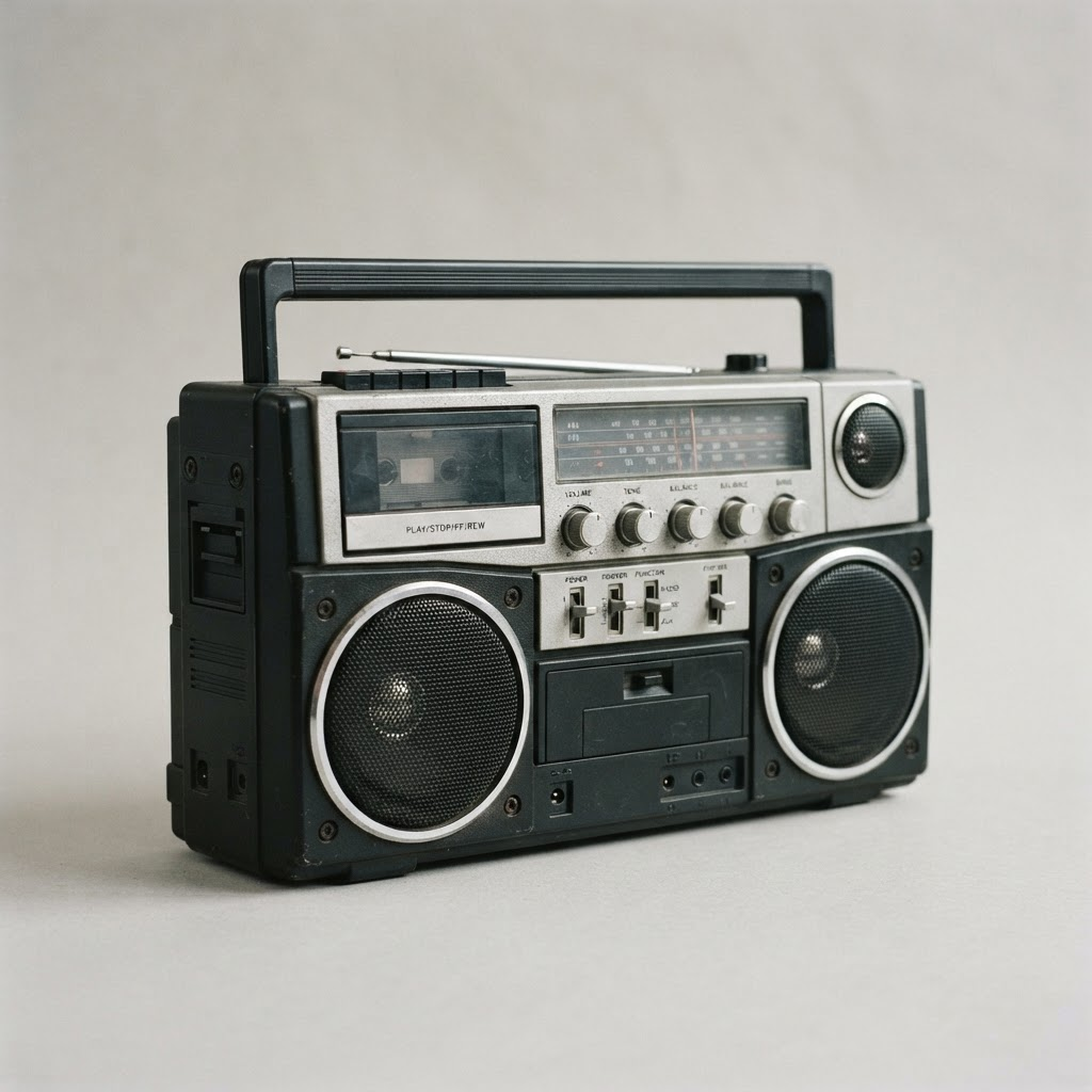 Retro Boombox Speaker