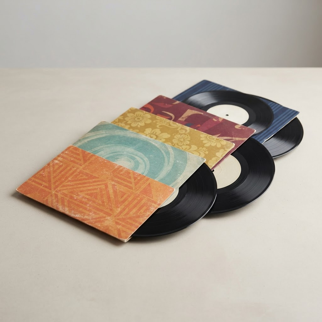 Vinyl Record Collection (Set of 5)